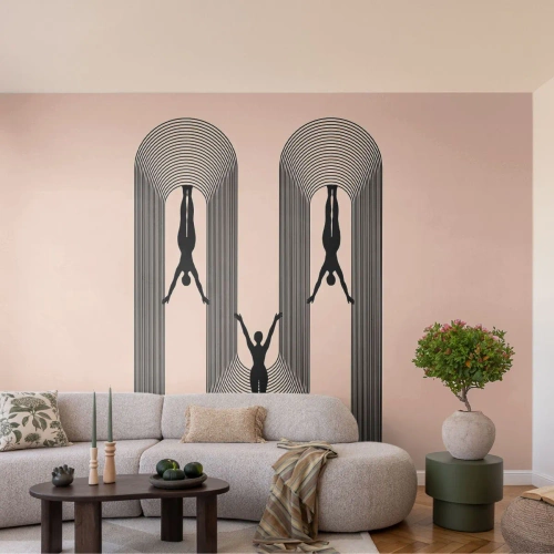 Fotomurali Premium Canvas - Sottosopra - Surrealismo, Corpo, Yoga - 150x105 cm