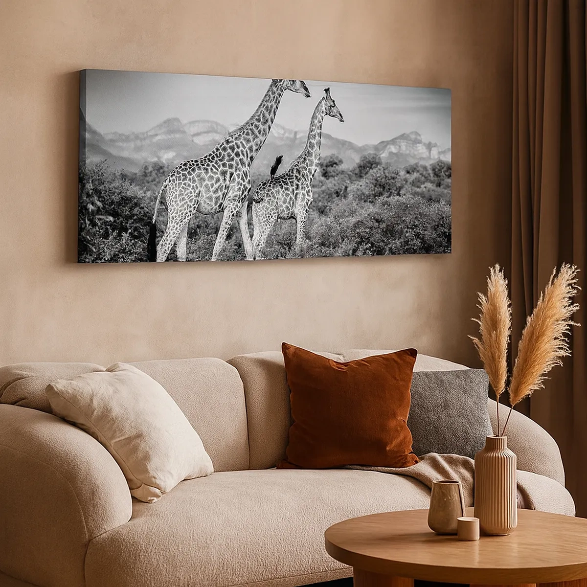 Quadro su tela - Stampe su Tela - Alta classe in Africa - 30x30 cm