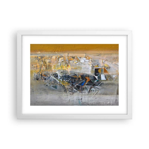 Poster in cornice bianca - Tutto andrà bene - 40x30 cm