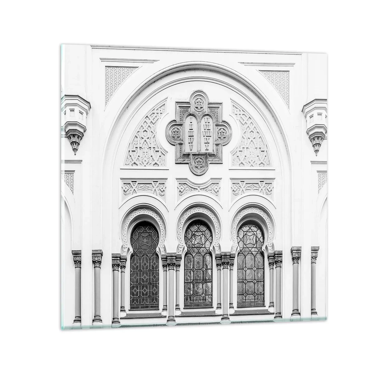 Quadro su vetro - Al confine delle culture - 50x50 cm