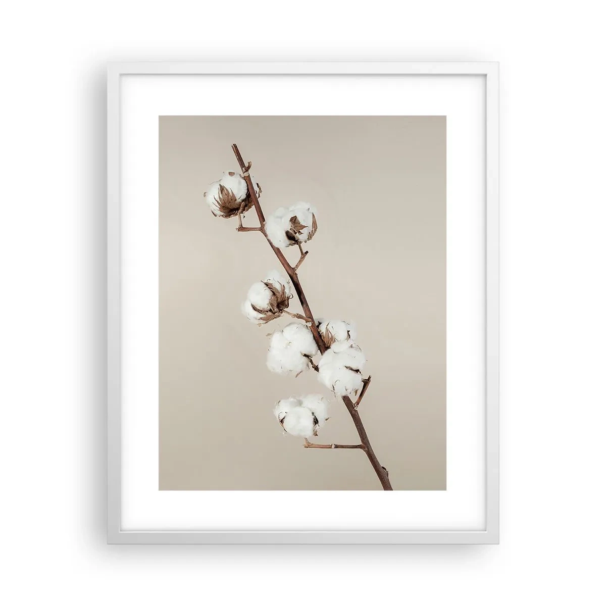 Poster in cornice bianca - Alla fonte della morbidezza - 40x50 cm