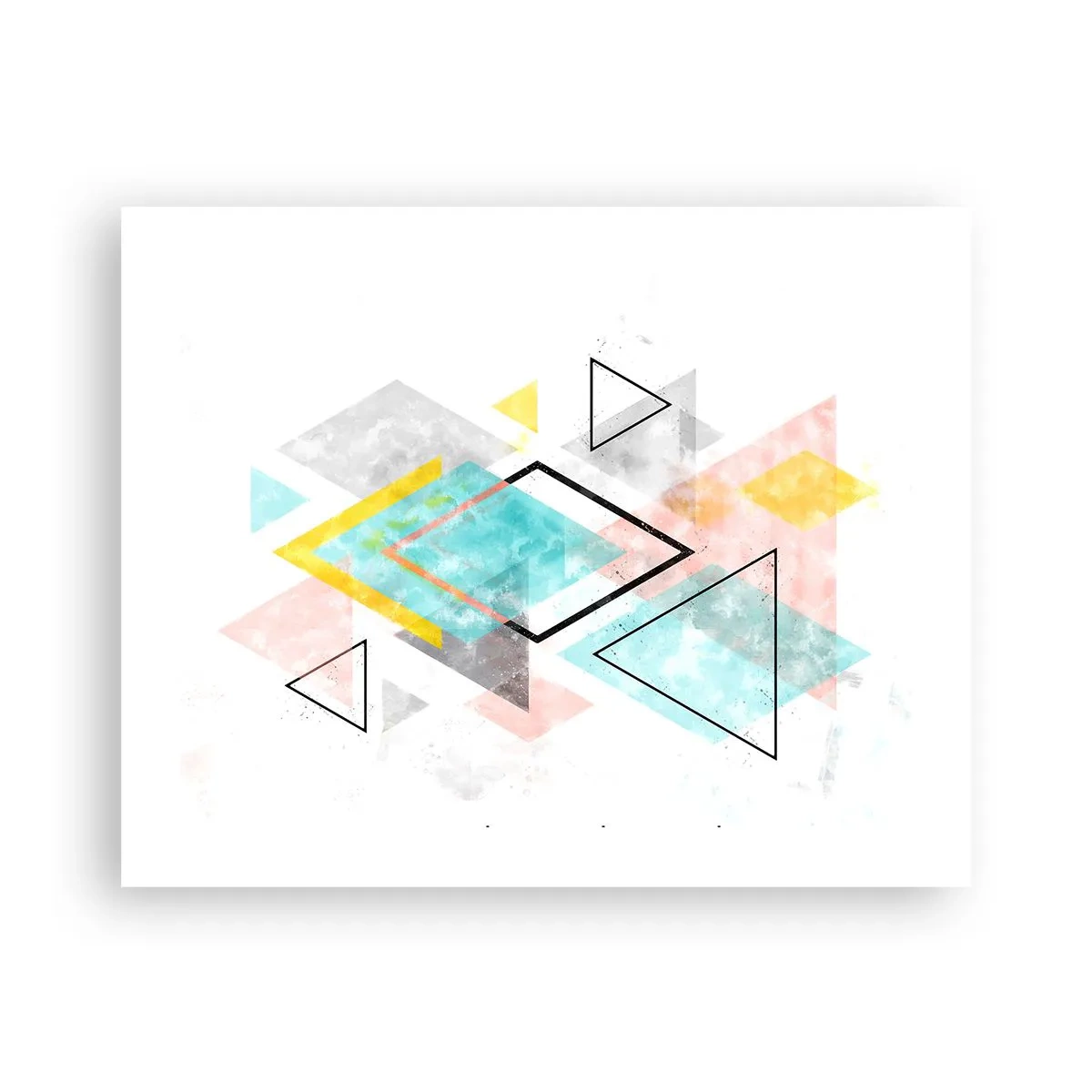Poster - Gioco geometrico - 50x40 cm