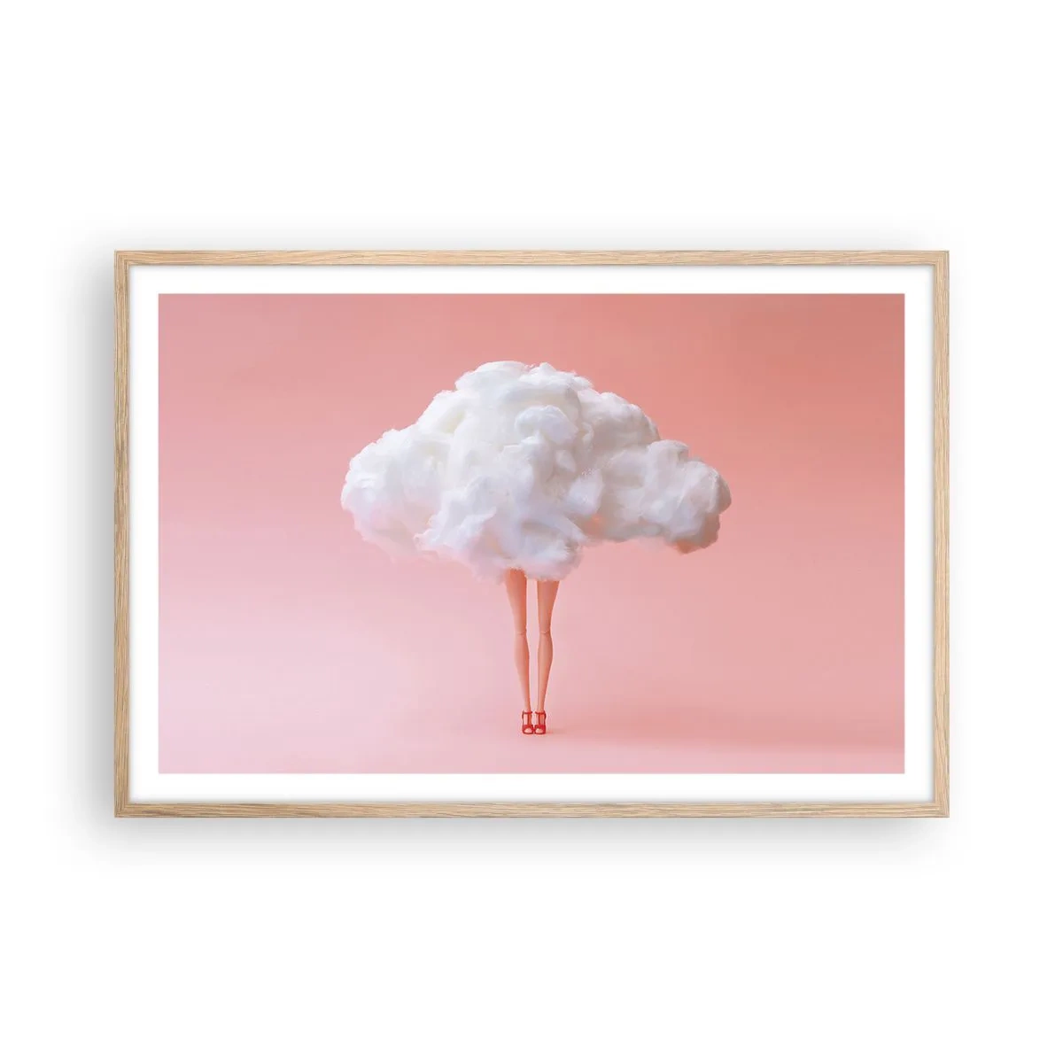 Poster in cornice rovere chiaro - Dolce promessa - 91x61 cm