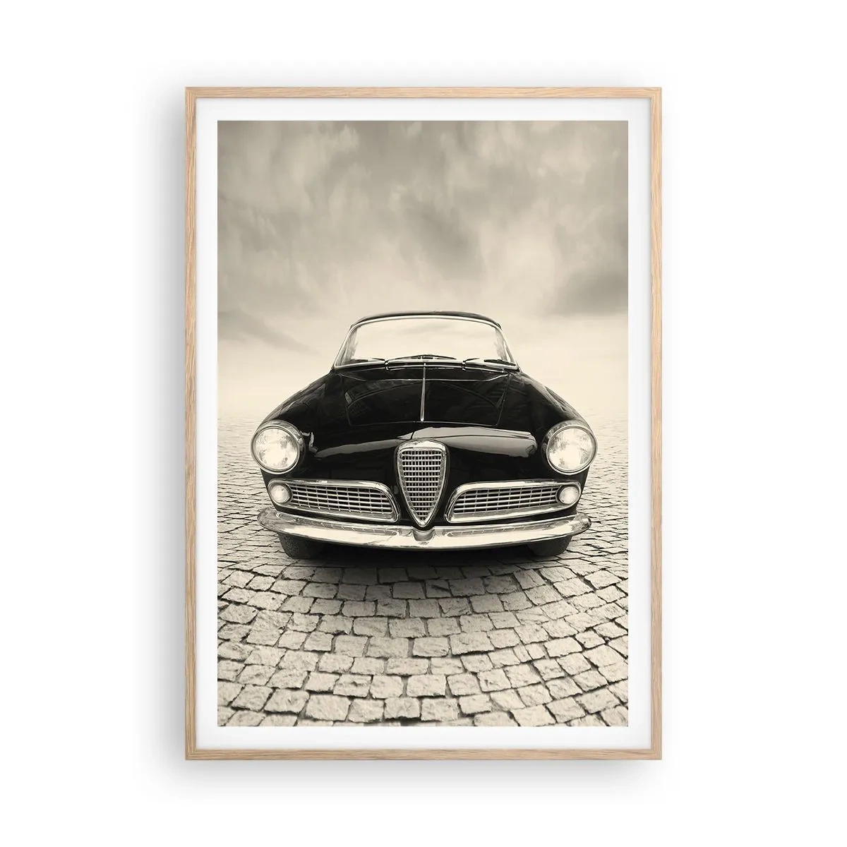 Poster in cornice rovere chiaro - Come non amarmi? - 70x100 cm