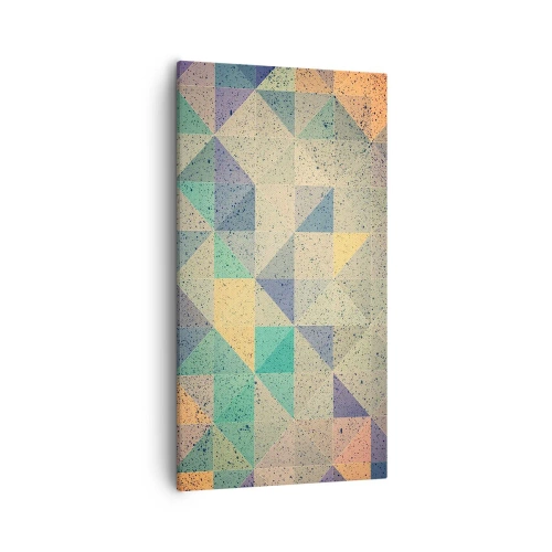Quadro su tela - Stampe su Tela - La repubblica dei triangoli - 55x100 cm