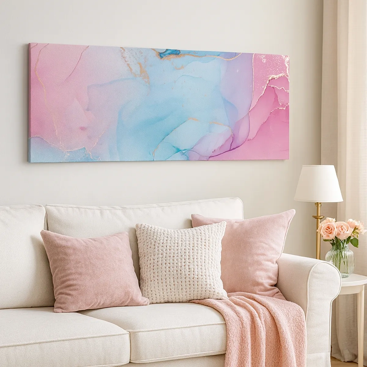 Quadro su tela - Stampe su Tela - Incontro e compenetrazione - 30x30 cm