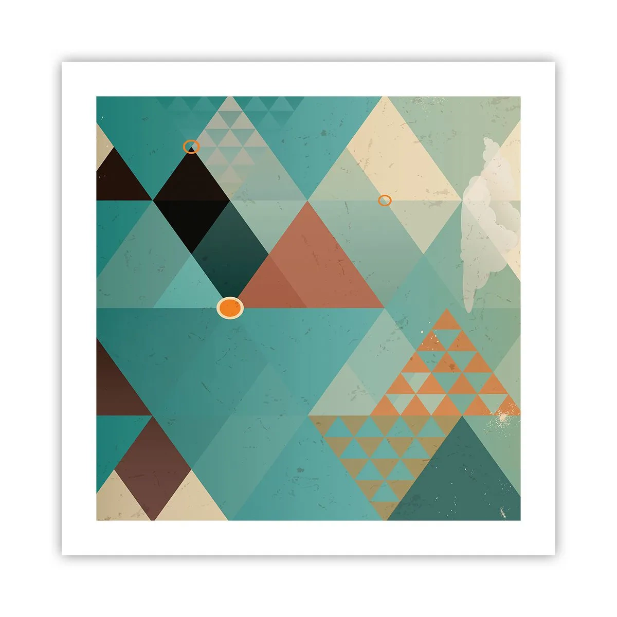 Poster - Unità della molteplicità, molteplicità dell'unità - 50x50 cm