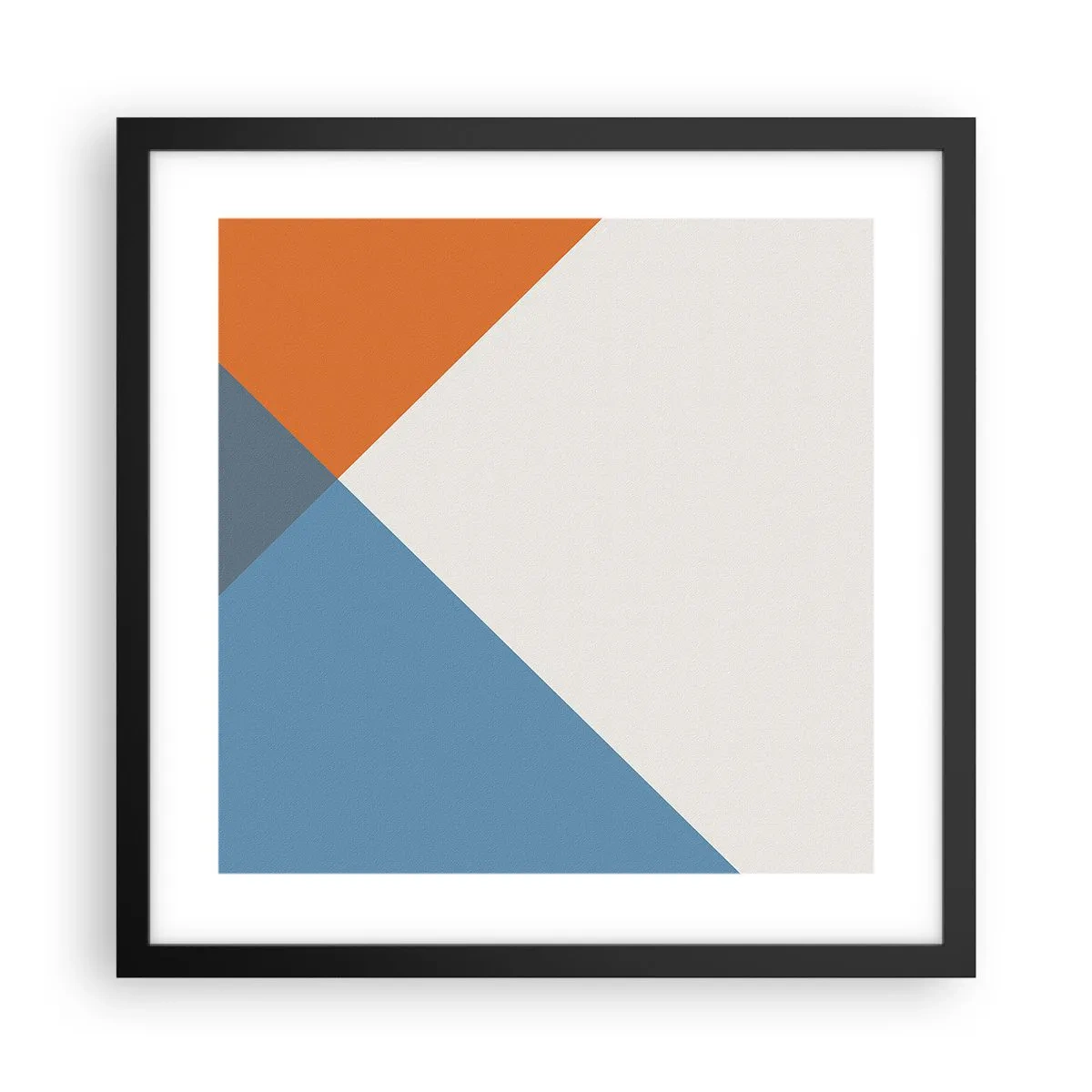 Poster in cornice nera - Ad angolo... - 40x40 cm