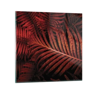 Quadro su vetro - Il calore della vita - 60x60 cm