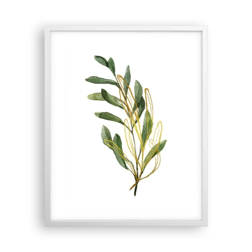 Poster in cornice bianca - Tutto ciò che è buono - 40x50 cm