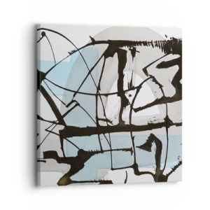 Quadro su tela - Stampe su Tela - Blu nonostante tutto - 30x30 cm