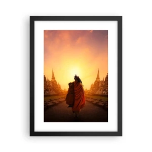 Poster in cornice nera - In pace per l'eternità - 30x40 cm