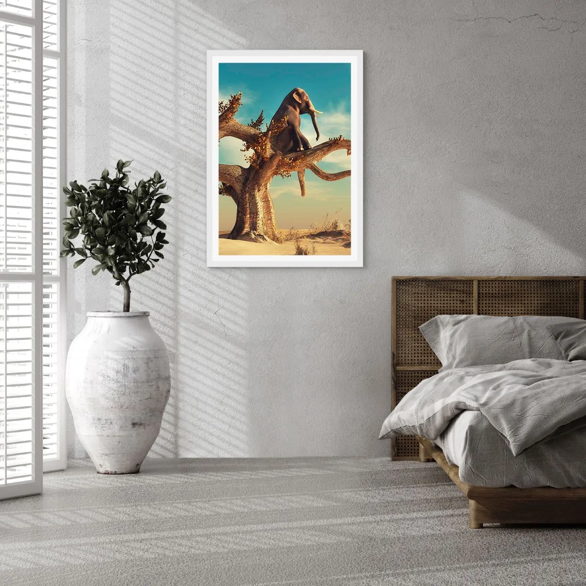 Poster in cornice bianca - Nuovo punto di vista - 50x70 cm