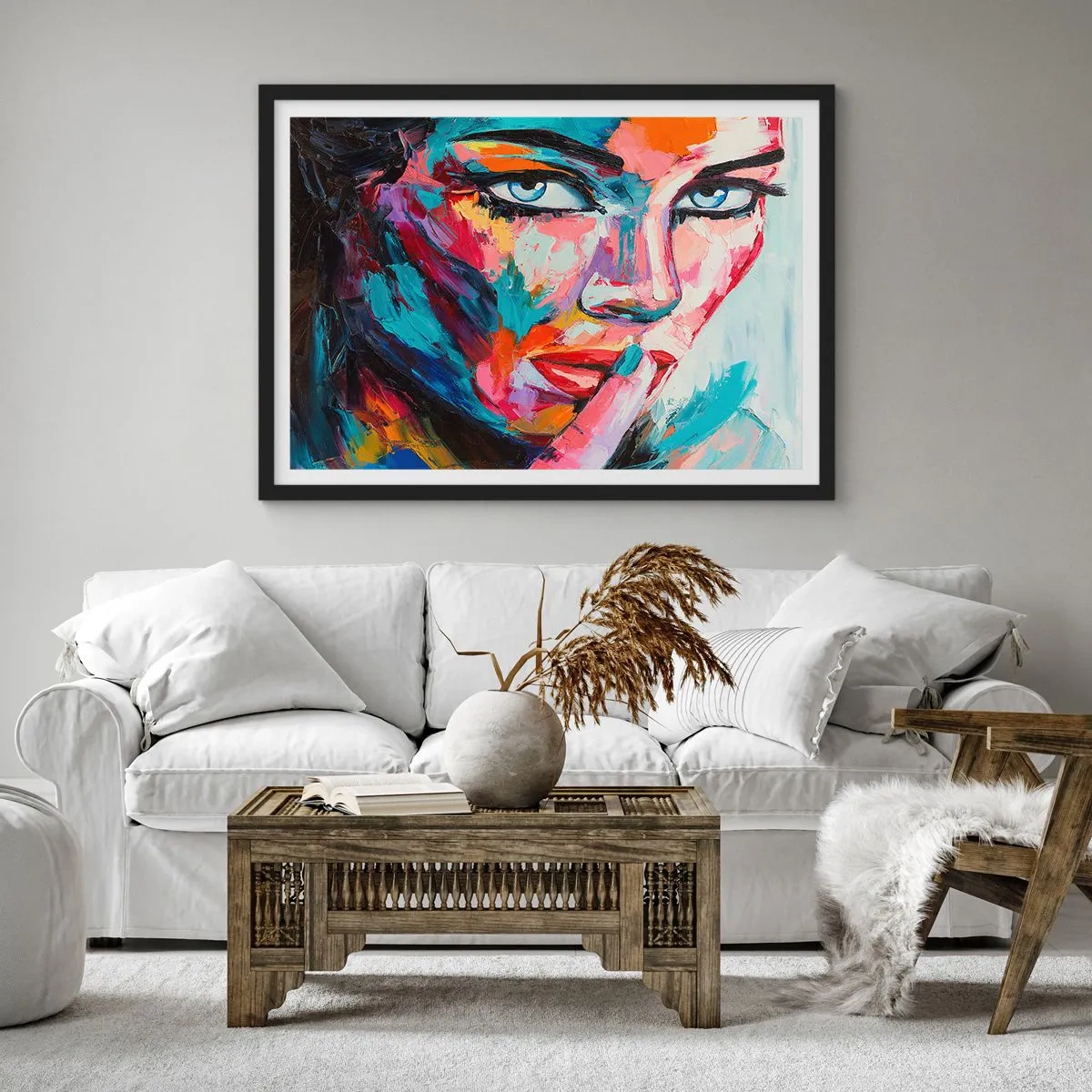 Poster in cornice nera - Il nostro primo segreto - 40x30 cm