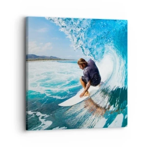 Quadro su tela - Stampe su Tela - Ballando con le onde - 30x30 cm