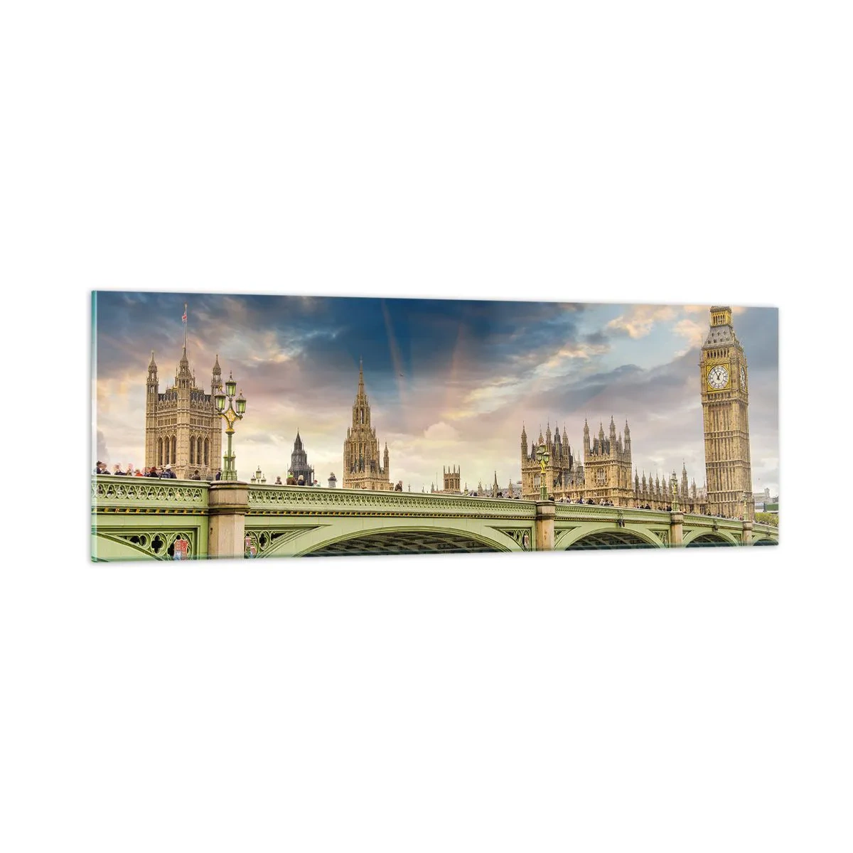 Quadro su vetro - Nell'Impero il tempo si è fermato - 90x30 cm