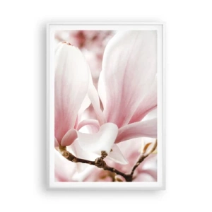 Poster in cornice bianca - Tenerezza senza fine - 70x100 cm