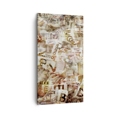 Quadro su tela - Stampe su Tela - Unificando le chiacchiere - 45x80 cm