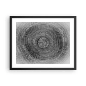 Poster in cornice nera - I segni del tempo - 50x40 cm