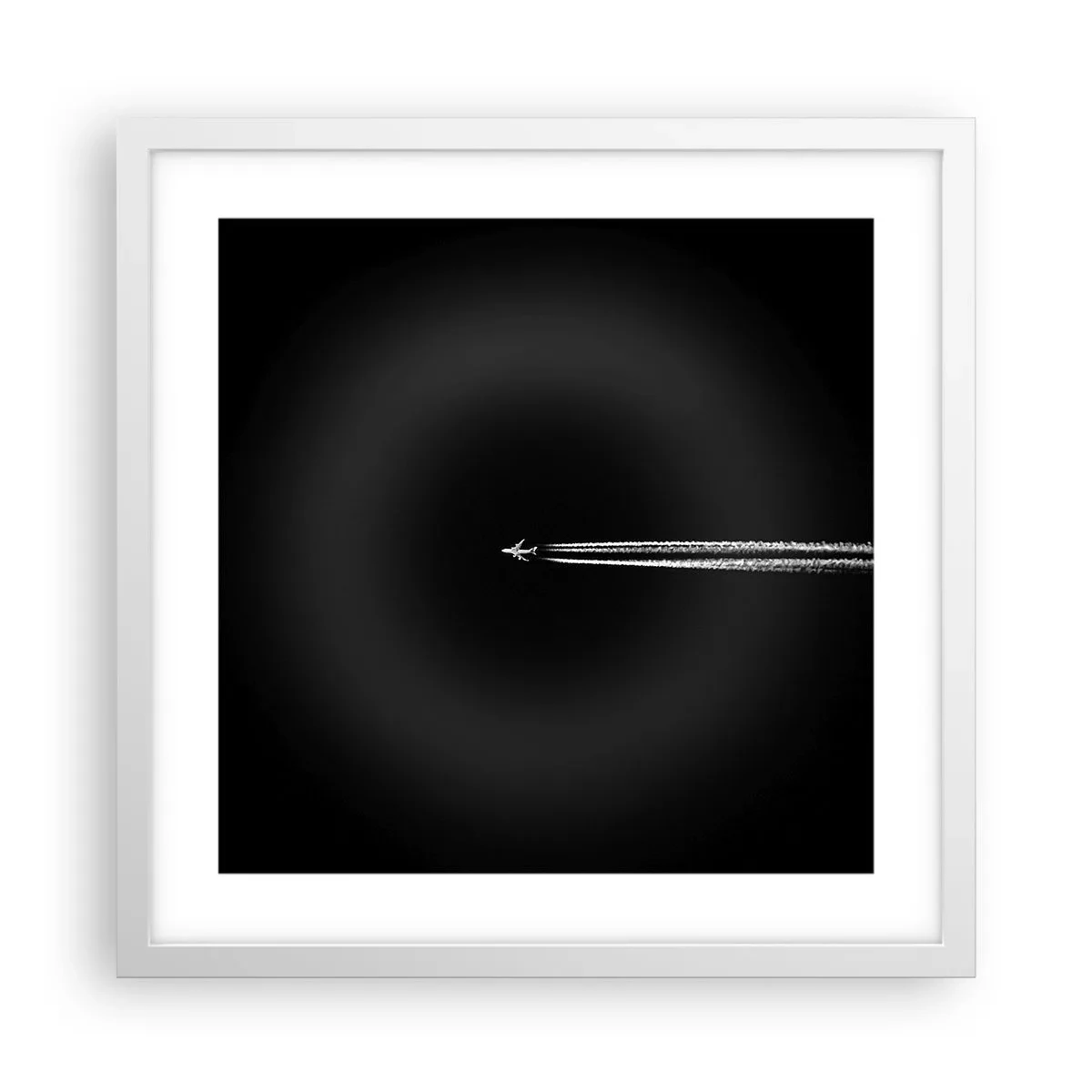 Poster in cornice bianca - In un'altra dimensione - 40x40 cm