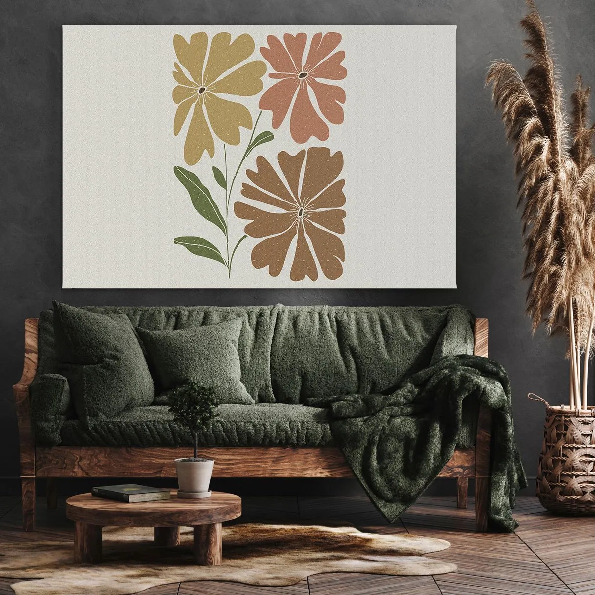 Quadro su tela - Stampe su Tela - Natura e geometria - 70x50 cm