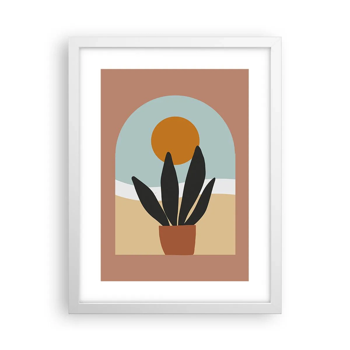 Poster in cornice bianca - Piccole gioie - 30x40 cm