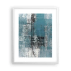 Poster in cornice bianca - Acqua e aria - 40x50 cm