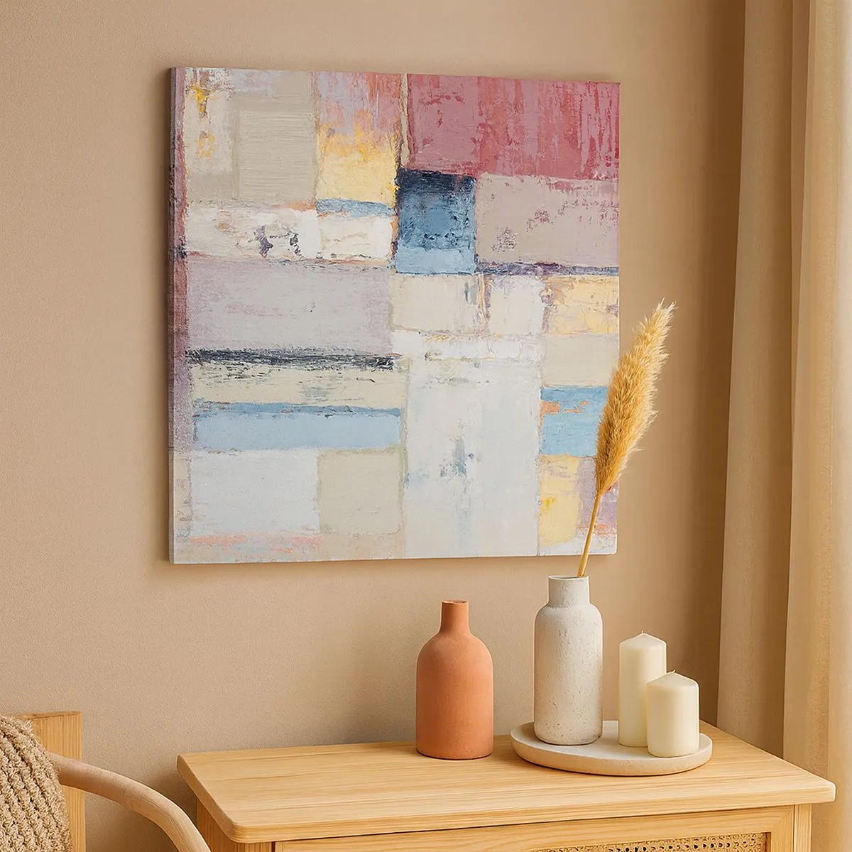 Quadro su tela - Stampe su Tela - La pace della geometria - 30x30 cm