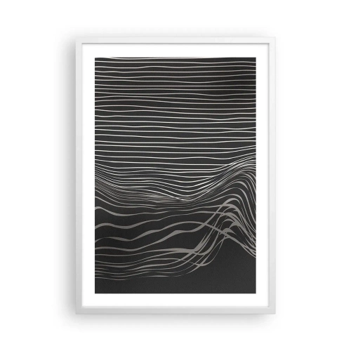 Poster in cornice bianca - Ritmo e accento - 50x70 cm