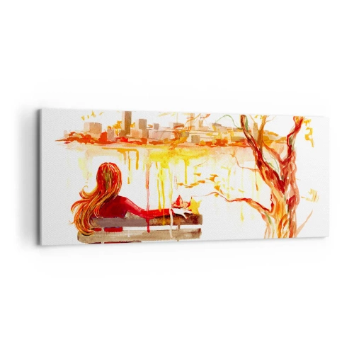 Quadro su tela - Stampe su Tela - Un momento di riflessione - 100x40 cm