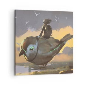 Quadro su tela - Stampe su Tela - La sosta di un viaggio fantastico - 50x50 cm