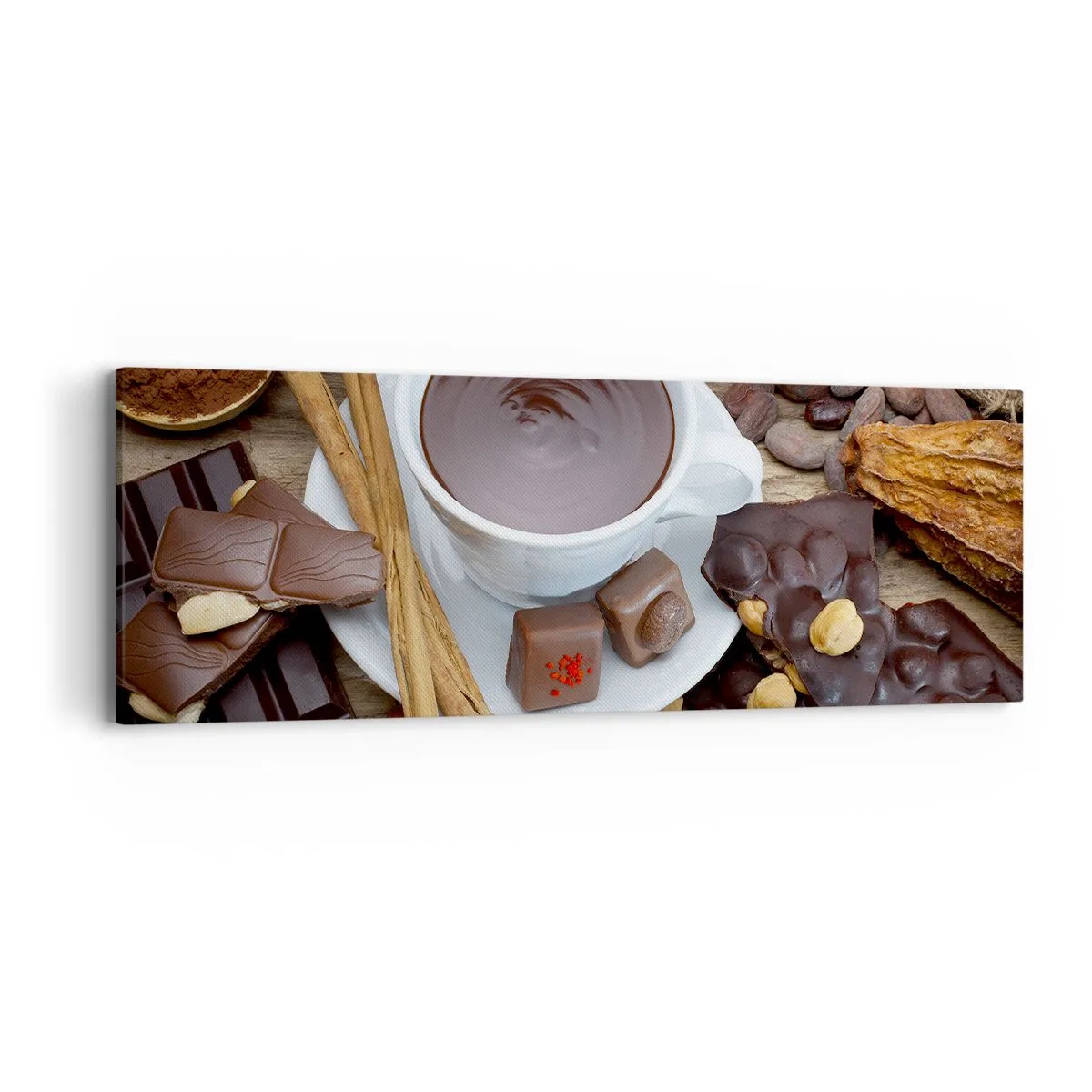 Quadro su tela - Stampe su Tela - Dalla fantastica fabbrica di cioccolato - 90x30 cm