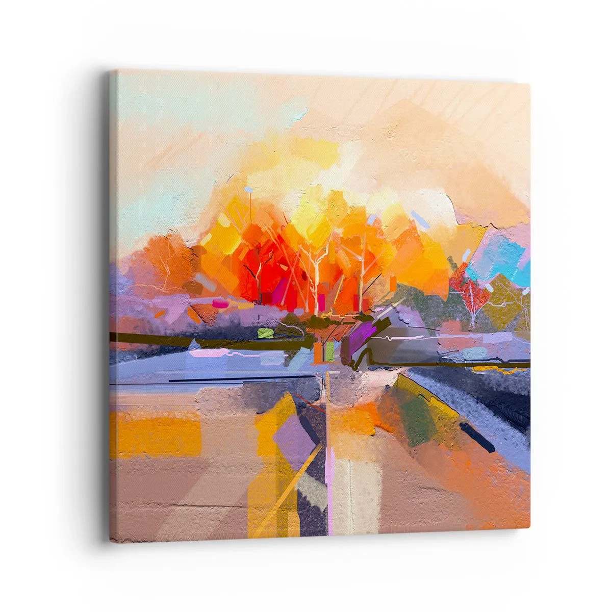 Quadro su tela - Stampe su Tela - Si è fatto autunno - 40x40 cm