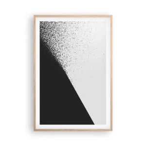 Poster in cornice rovere chiaro - Più veloce, sempre di più - 61x91 cm