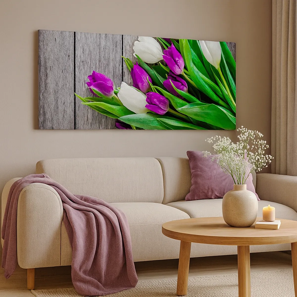 Quadro su tela - Stampe su Tela - Nella festa della primavera - 30x30 cm