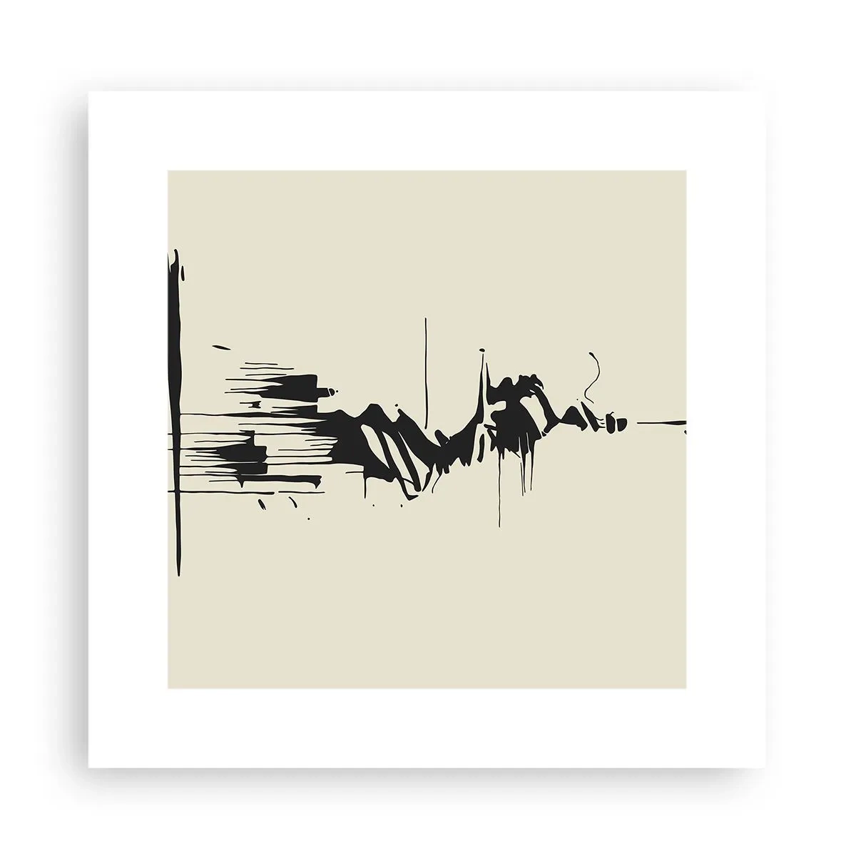 Poster - Astrazione frettolosa - 30x30 cm