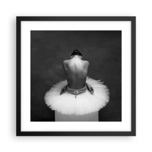 Poster in cornice nera - Fiorisce adesso - 40x40 cm