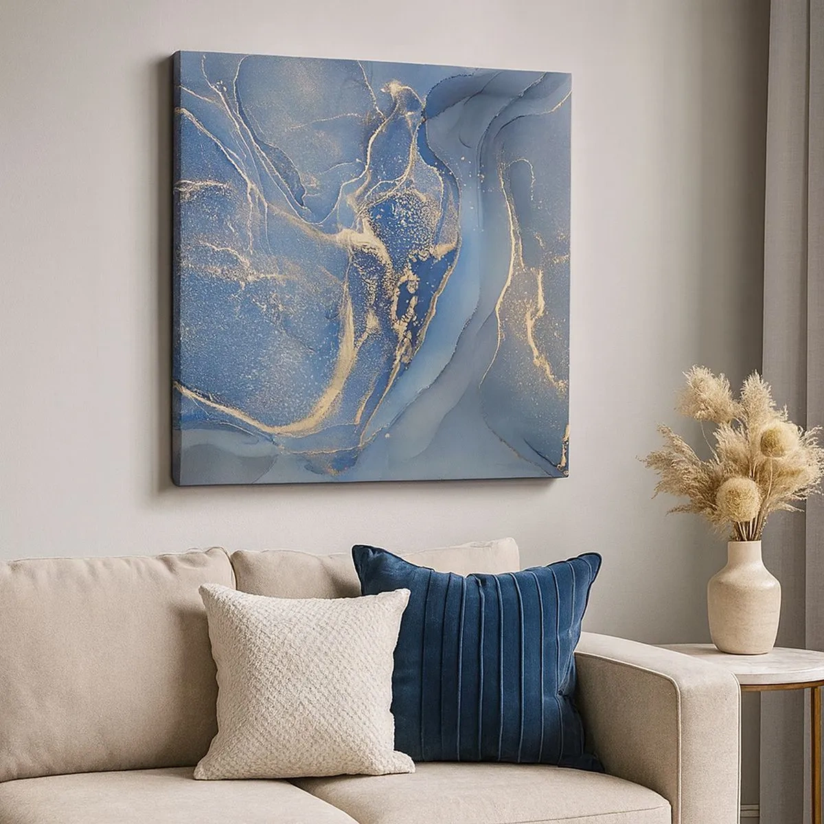 Quadro su tela - Stampe su Tela - Polvere d'oro - 30x30 cm