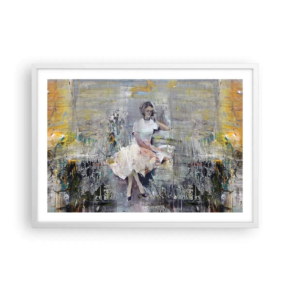 Poster in cornice bianca - Classica e moderna - 70x50 cm