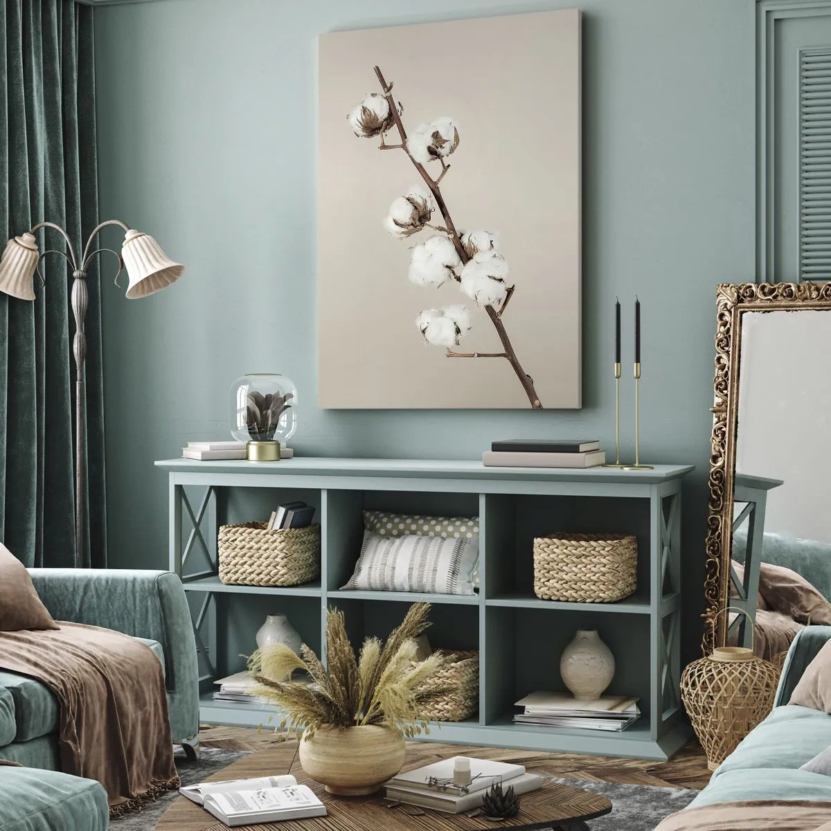 Quadro su tela - Stampe su Tela - Alla fonte della morbidezza - 55x100 cm