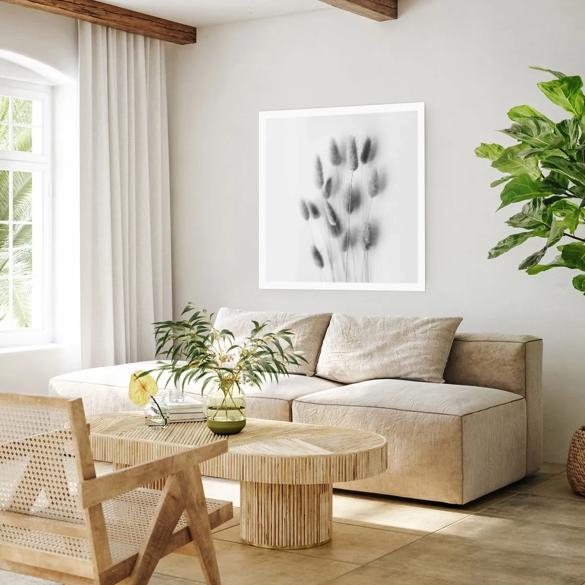 Poster - Erba soffice - 60x60 cm