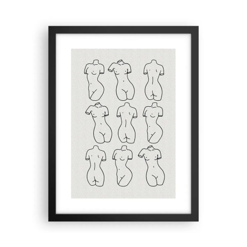 Poster in cornice nera - Solo Venere - 30x40 cm