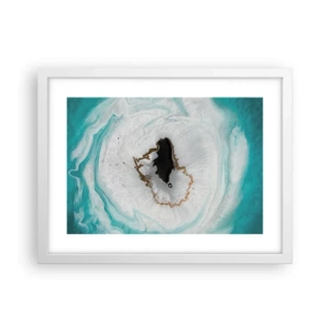 Poster in cornice bianca - Penetrare all'interno - 40x30 cm