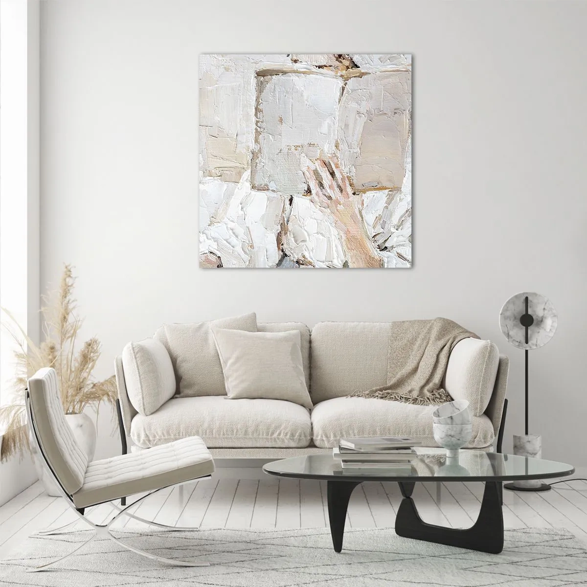 Quadro su vetro - In un altro mondo - 50x50 cm