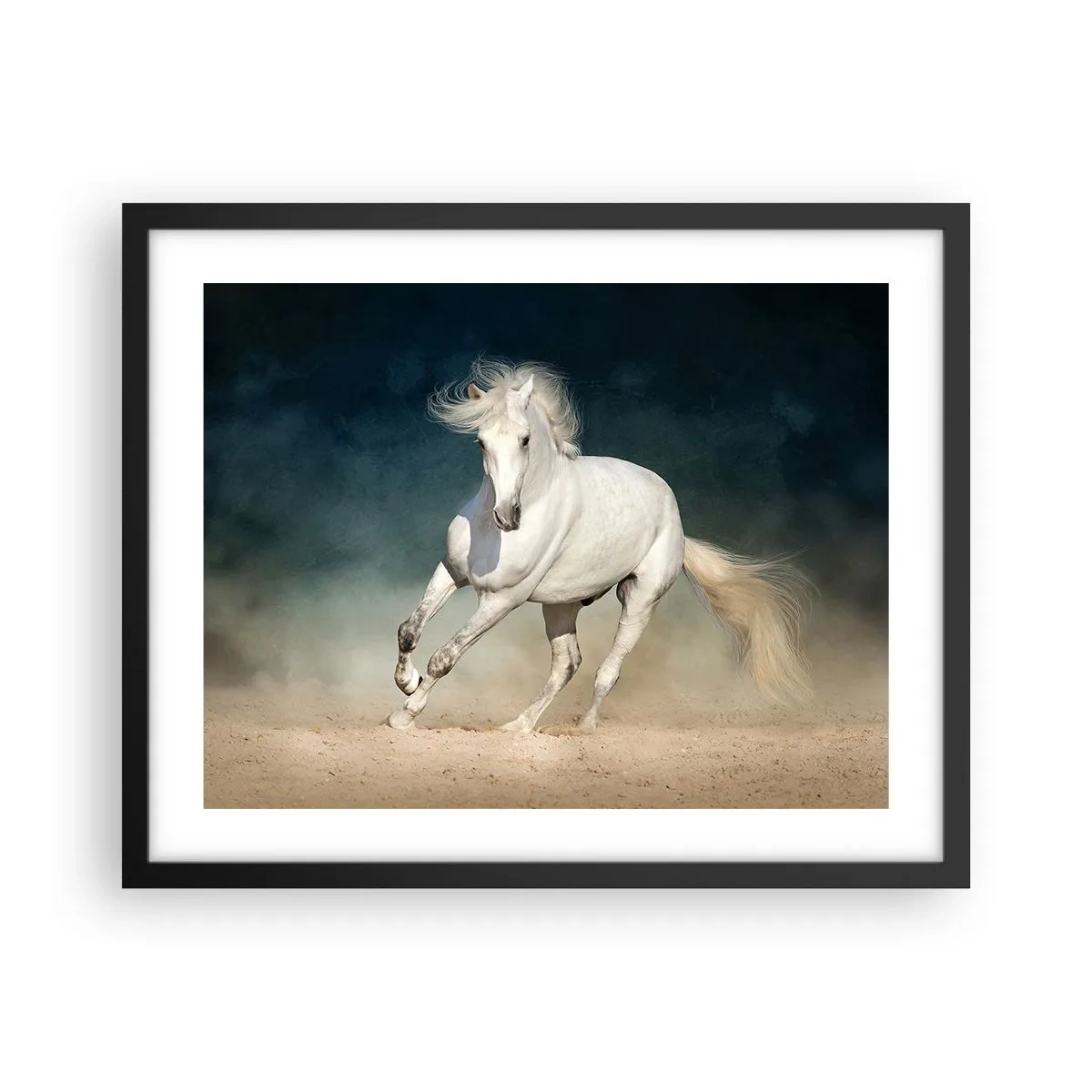 Poster in cornice nera - Libertà allo stato puro - 50x40 cm