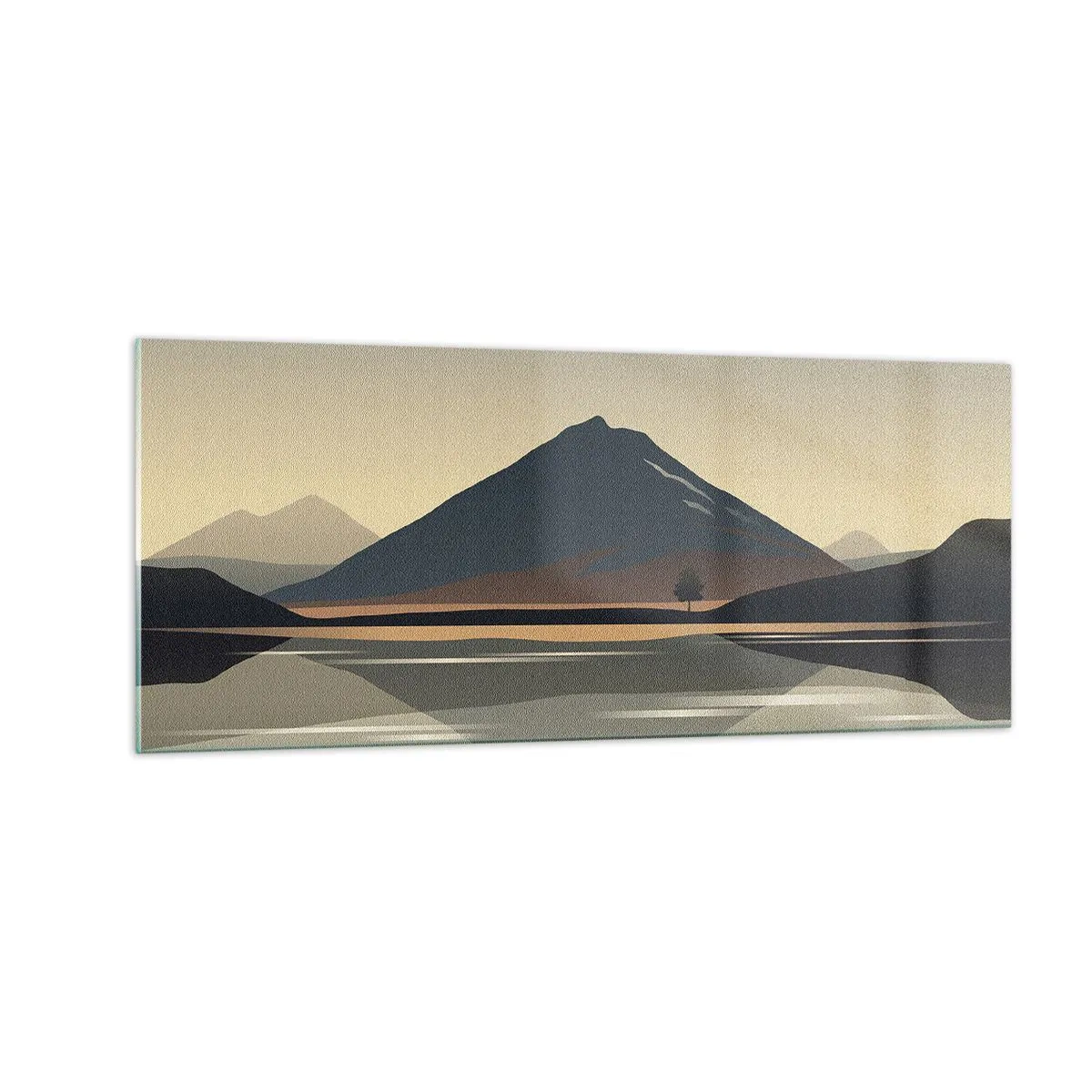 Quadro su vetro - Immagine speculare - 100x40 cm