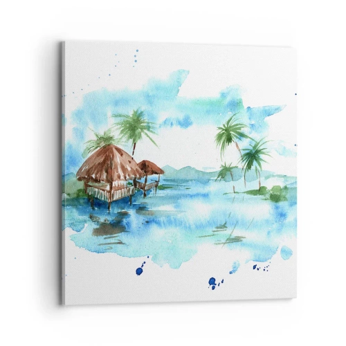 Quadro su tela - Stampe su Tela - Da qualche parte nel Pacifico - 70x70 cm