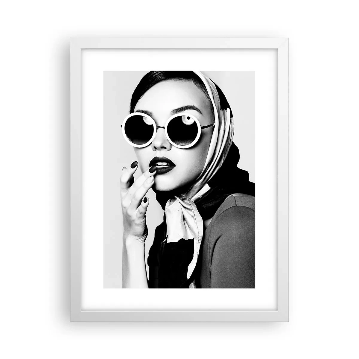 Poster in cornice bianca - Saluti dagli anni '60 - 30x40 cm
