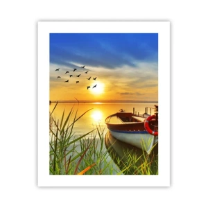 Poster - I cormorano volano già via - 40x50 cm