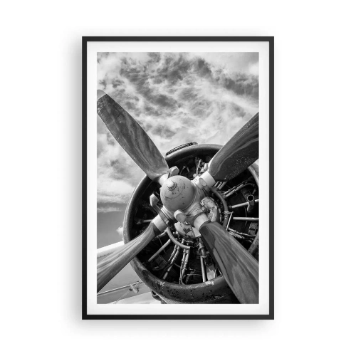 Poster in cornice nera - Il dominatore dell'aria - 61x91 cm
